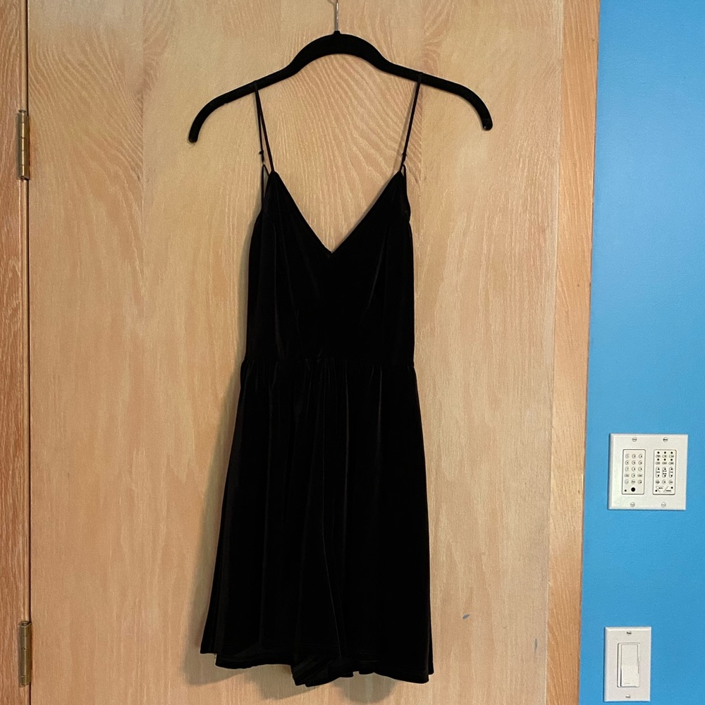 Brandy Melville Velvet Romper